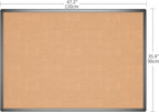 VIZ-PRO Cork Notice Board, 48 X 36 Inches, Cork Bulletin Board - Image 2