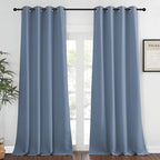 NICETOWN Bedroom Curtain Room Darkening Drapery 102 inches Length by NICETOWN