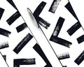 FLFK Black and White Design Wallpaper Border by FLFK