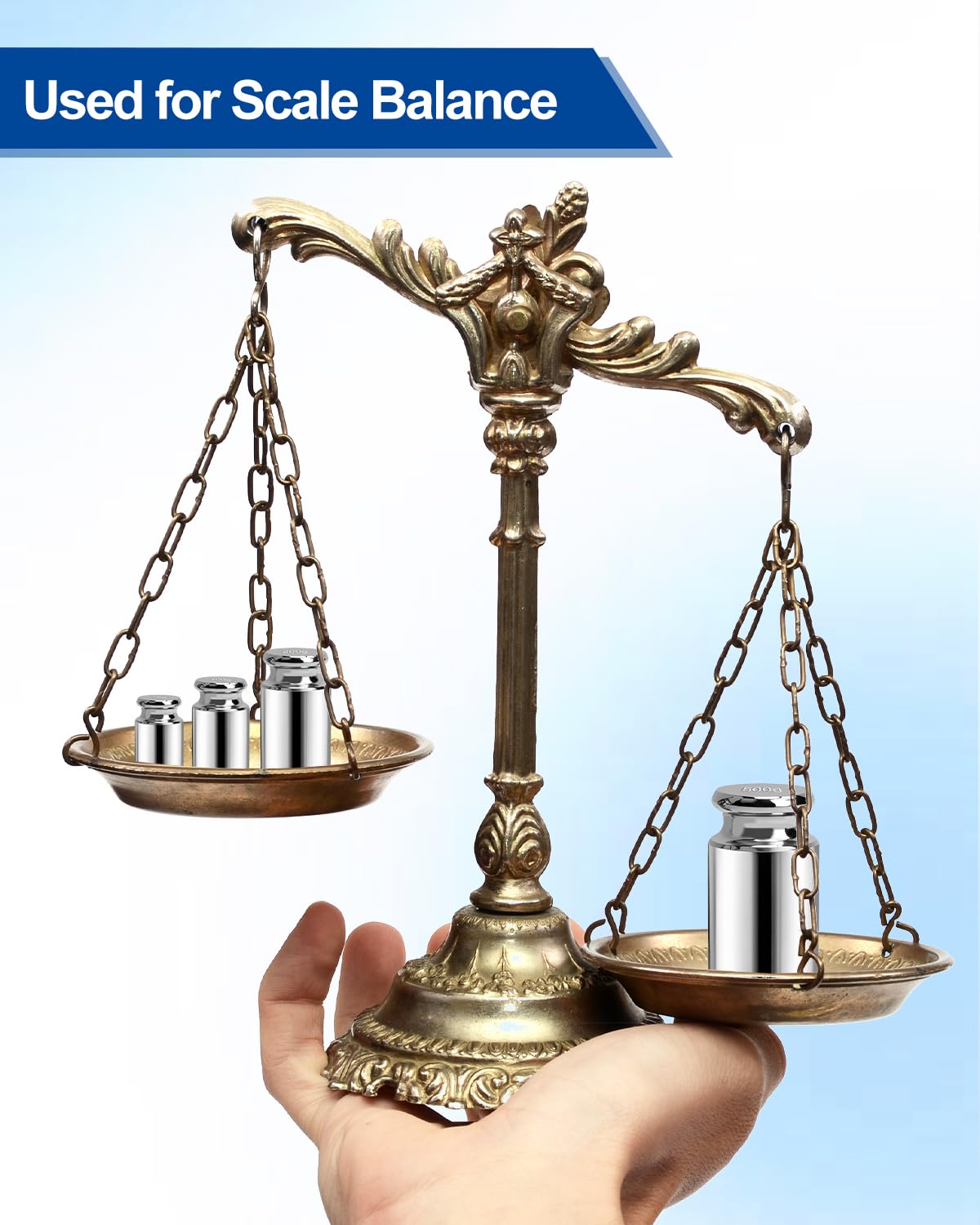 UCEC Calibration Weights for Digital Scale, 200g Gram Weights, Precision Stainless Steel Balance Scale Calibration Weight for Lab Educational Science