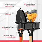 TIDYME Garage Wall Organizer | 32" Heavy-Duty Tool Storage Rack | Adjustable - Image 5