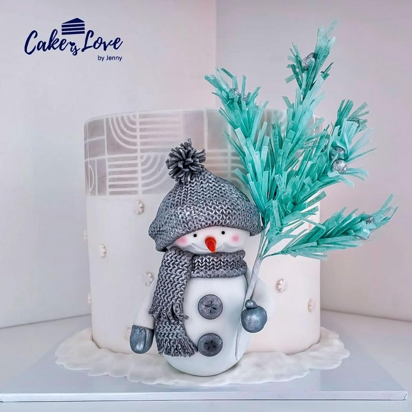 Long Border Cake Stencil, 4" x 12.75" (PIET)