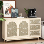 Laatse Floral Wallpaper Peel and Stick 17.5" x 393" Khaki Floral Contact Paper - Image 5