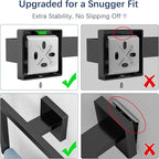 Gypie Bathroom Accessories Set 10-Piece Stainless Steel Modern Wall Mount Towel - Image 2