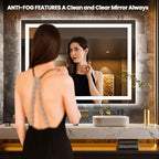 LOAAO 44"x60" LED Bathroom Mirror - Image 2