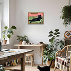 Funny Black Cat Martini Wall Art, Bar Cart Decor, Eclectic Cocktail Painting - Image 8