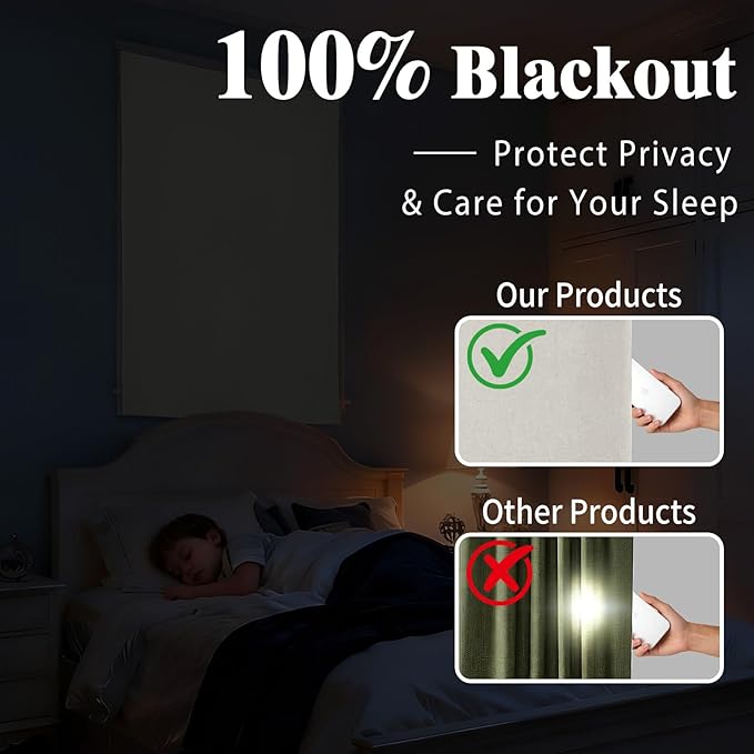 Self-Adhesive Complete 100% Blackout Curtain - Image 2