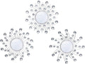 Mirror Wall Decor Metal Sun Mirror Home Decoration Wall Art Decorative Suitable by wotieuns