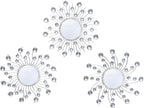 Mirror Wall Decor Metal Sun Mirror Home Decoration Wall Art Decorative Suitable by wotieuns