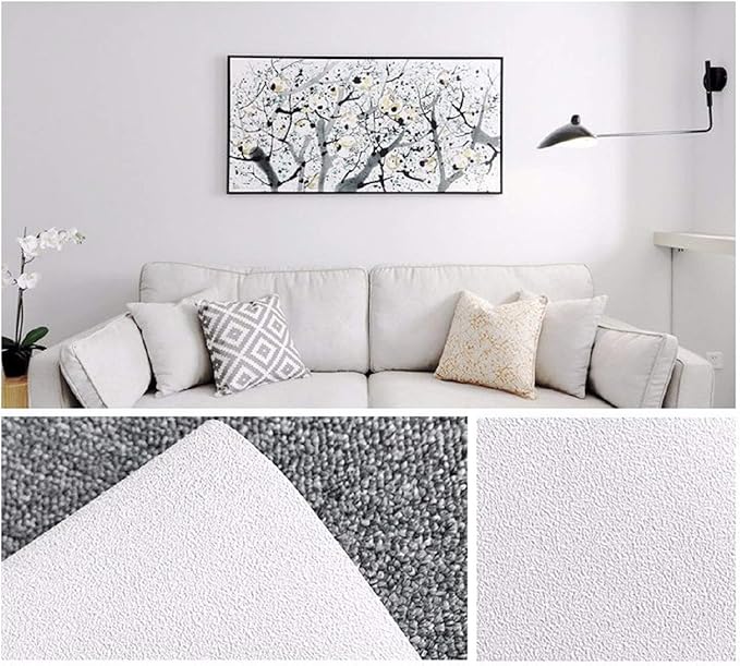 practicalWs White Contact Paper 15.7'' x 236.2'' White Peel and Stick Wallpaper - Image 7