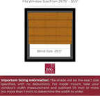 ARLO BLINDS Semi-Sheer Bamboo Roman Shades - Image 2
