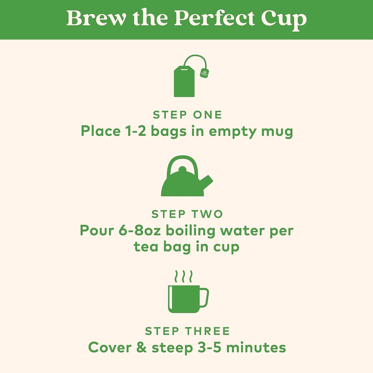 Organic India Tulsi Green Tea Bags - Holy Basil Tea, African Basil, Stress Relieving, Immune Support, USDA Certified Organic, Premium Darjeeling Green Tea, Caffeinated - 18 Infusion Bags, 6 Pack