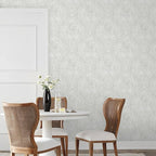 Ismoon Peel and Stick Wallpaper Vintage Floral Contact Paper Boho White and - Image 6