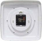 Infinity Instruments Retro Wall Clock – 9-Inch Square Silent Non-Ticking - Image 3