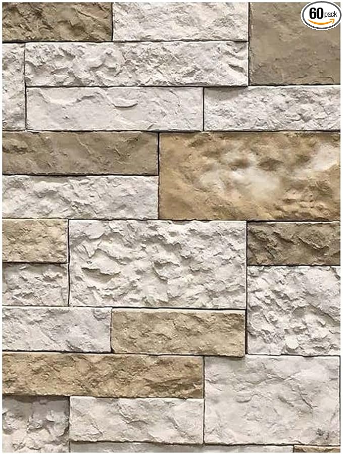 AirStone Primary Stones: Autumn Mountain Creek Color Blend, Manufactured Stone by AirStone