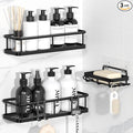 YASONIC Shower Caddy Adhesive, No Drill Bathroom Shower Organizers, by YASONIC