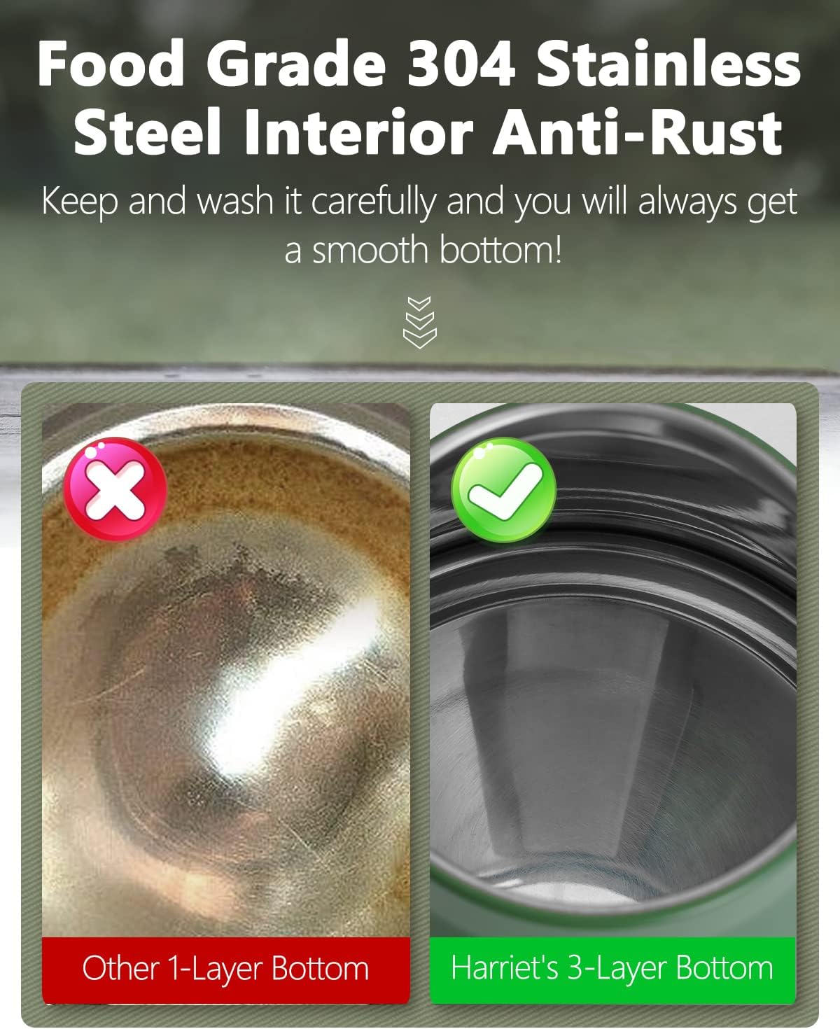 Harriet Gooseneck Kettle with Thermometer for Pour Over Coffee and Tea, 37 fl oz, Stainless Steel, Durable 3-Layer Base, Ideal Spout for Precision Pouring, Compatible with all Stove Tops, Green