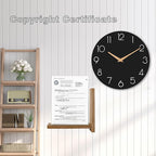 cicininc Wall Clock, 16 Inch Wooden Battery Operated Wall Clocks Silent - Image 6