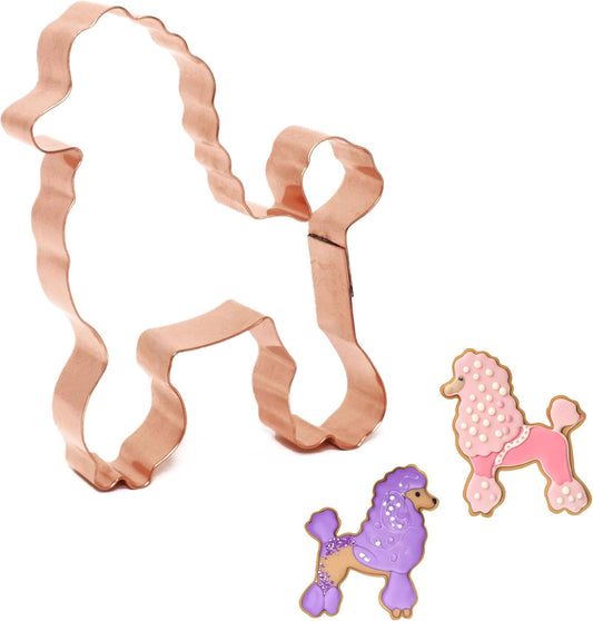 Poodle Cookie Cutter 4.25 Inch Handcrafted in USA by The Fussy Pup