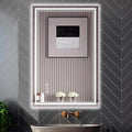 Ratsamee 24x36 Inch LED Bathroom Mirror by RATSAMEE