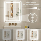 48" x 36" Led Bathroom Mirror - Image 3