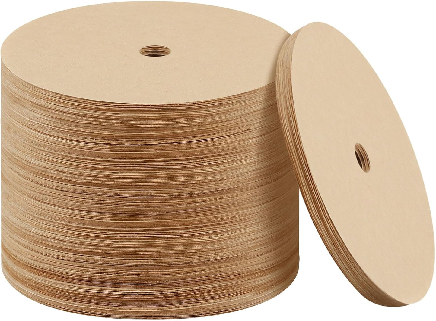 200 Count Percolator Coffee Filters, 3.75 Inch Natural Unbleached Disposable Coffee Filter Disc Coffee Filters for Camping Coffee Pot Home Office Use