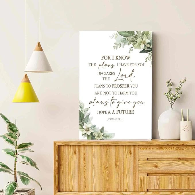 HIWX Christian Bible Verses Wall Decor, - Image 4