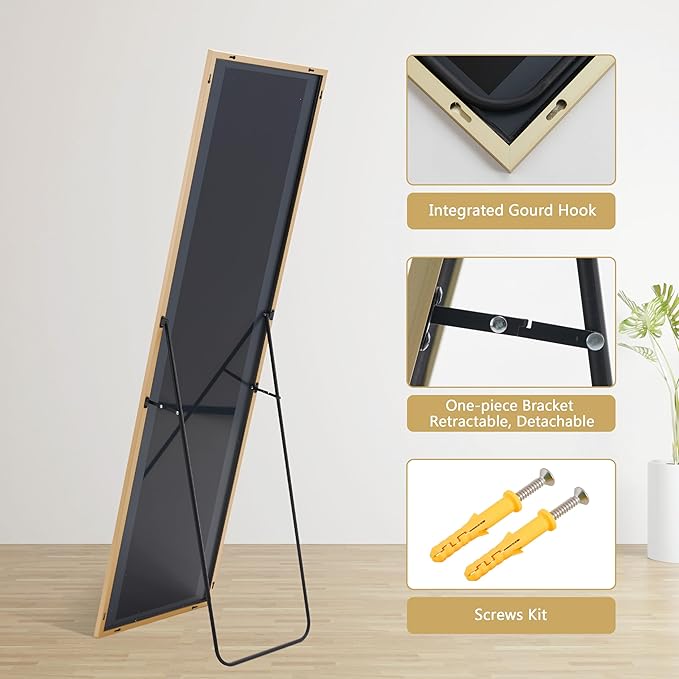 Simple Deluxe Full Length Mirror, - Image 5