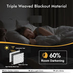 MIULEE Blackout Curtains for Bedroom Living Room 2 Panels, Thermal Insulated - Image 3