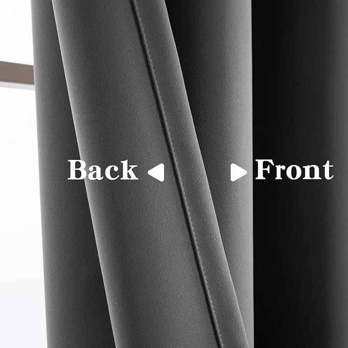 IGEMAEVE Blackout Curtains 96 Inch Length 2 Panels Set, Rod Pocket Energy - Image 4
