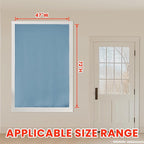 AJAZZ self Adhesive Portable 100% Blackout Curtains Simple and Easy to - Image 8