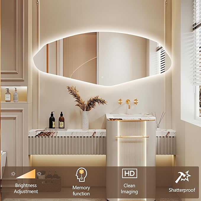 Led Mirror Full Length, Frameless Long Mirrors - Image 2