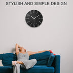 Wall Clock, Silent Clock, Wall Clocks Battery Operated， 12 inch Modern Wall - Image 3