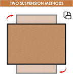 Cork Board Bulletin Board 24 x 18, Office Board - Image 6