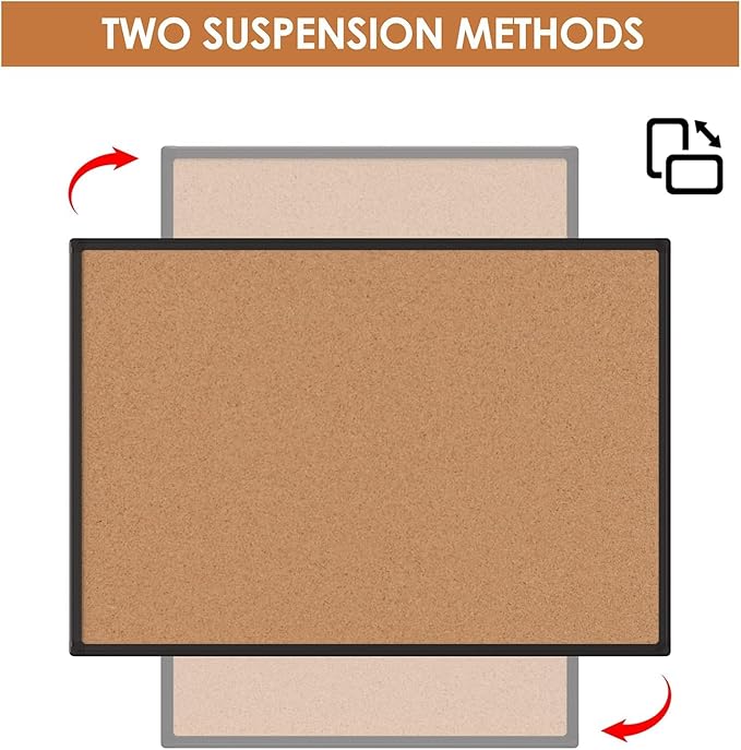 2-Pack Cork Board Bulletin Board 24 x 18, Office Board - Image 6