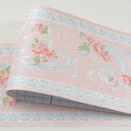 AbaBoorty Pink Flower Pattern Wallpaper Trim - Image 7