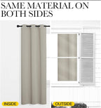 NICETOWN Room Darkening Draperies Window Curtain Panels, Thermal Insulated - Image 6