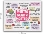 Hijie Therapy Office Mental Health Poster Canvas Wall Art - Image 2