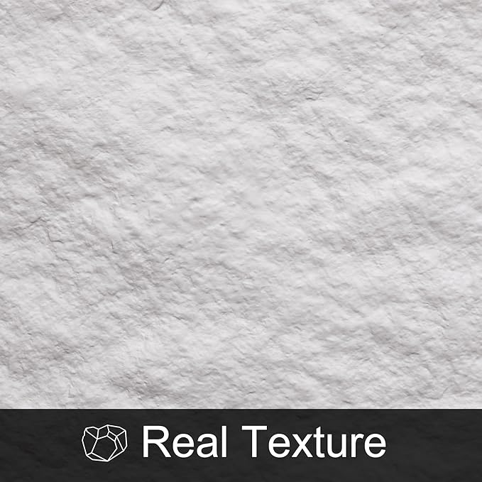 KASARO PU 3D Faux Stone Wall Panels, Cement Texture Accent - Image 6