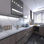 Large White Marble Granite Wallpaper Peel Stick Thicken 48x591inch Waterproof - Image 2