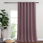 NICETOWN Blackout Sliding Glass Door Curtains, Room Darkening Thermal Insulated by NICETOWN