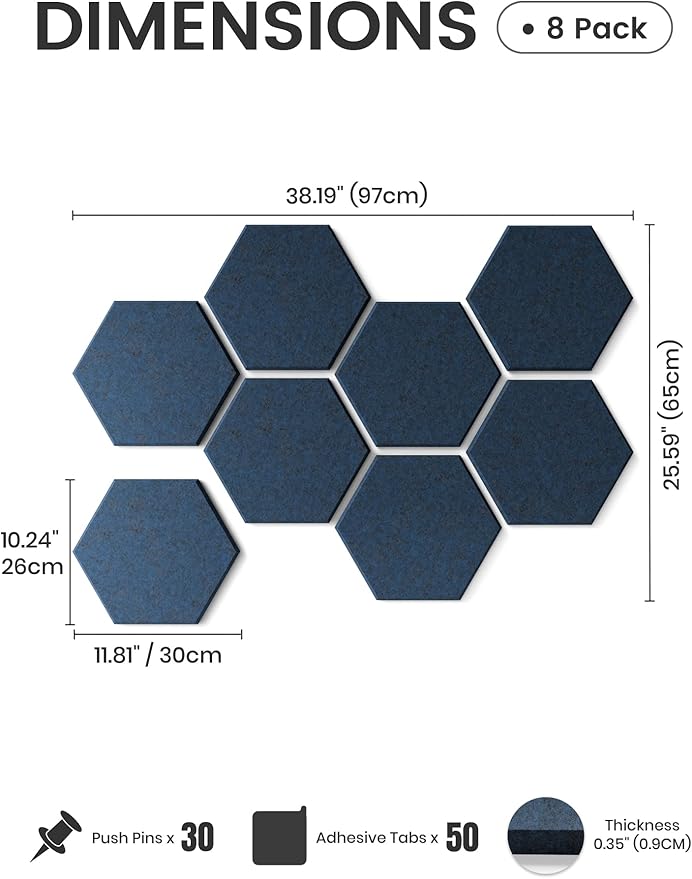 Fluxynara Hexagon Cork Board Alternative - Image 2