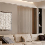 YLL YLL PVC Slat Wall Panel Peel and Stick 118"x 15.7" Faux Oak Grain Wood Slat - Image 3