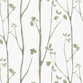 Timeet Floral Wallpaper Peel and Stick Green Leaf Contact Paper Boho Flower by Timeet