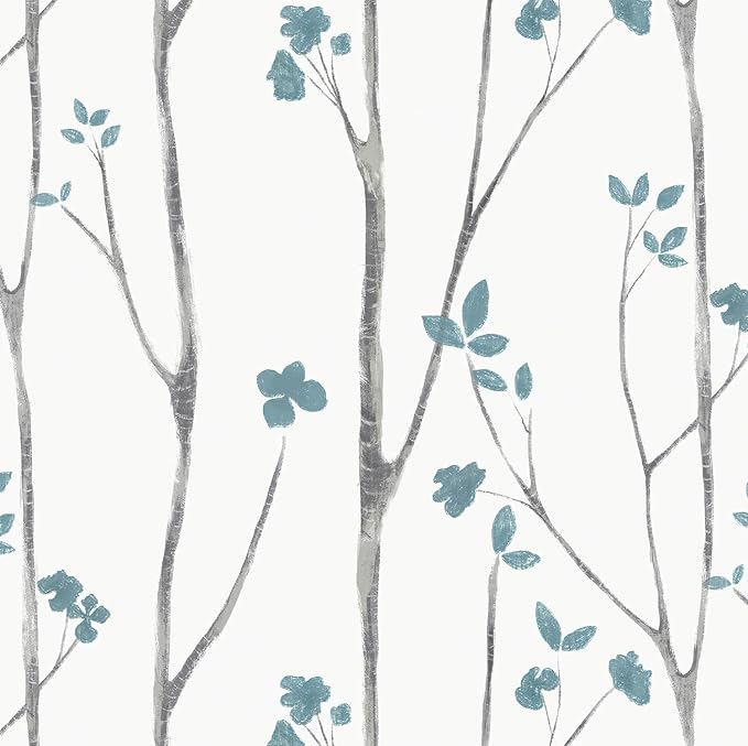 Timeet Peel and Stick Wallpaper Floral Wallpaper Boho Floral Contact Paper by Timeet