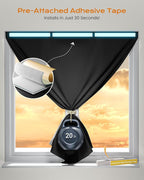 59" W x75 H Portable Blackout Curtains - Image 2