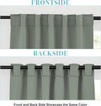 RYB HOME Blackout Curtains for Bathroom, Thermal Insulated Light Block Small - Image 3