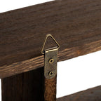 Frcctre Rustic Shadow Box Display Shelf, 9 Compartments Wood Hanging Display - Image 9