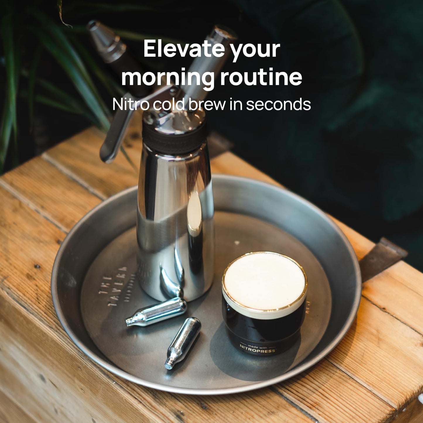 NitroPress Nitro Cold Brew Maker and Dispenser | At-Home Nitro Coffee Maker