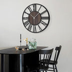 LEIKE Extra Large Wall Clocks, Silent Little Ticking, Battery Operated Vintage - Image 7